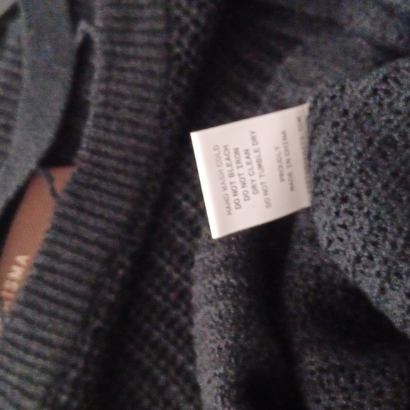 BLACK KNITTED KERISMA KNIT TOP BLOUSE - Picture 7 of 8